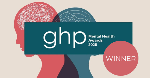 GHP Mental Health Awards 2025 Most Supportive Counselling Services 2025 – Bristol GHP News Patient Care Excellence Award 2025